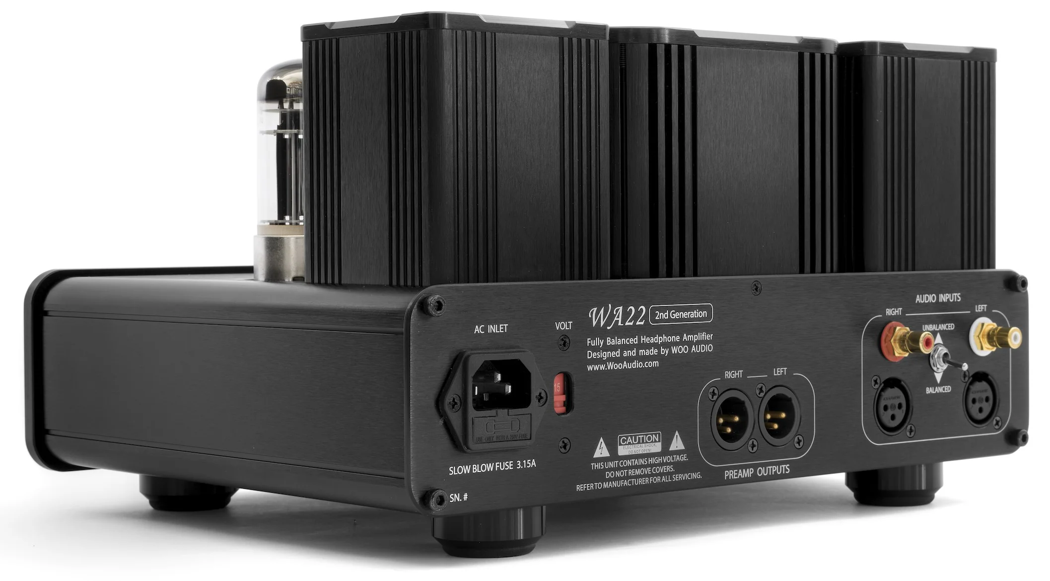 Woo Audio WA22 (2nd gen) Fully-balanced Headphone Amplifier / Preamplifier - Image 3